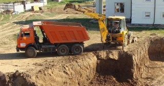 Котлован для дома Кропоткин, цена от 316 руб./м3.